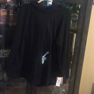 NWT Black Lularoe Amber hoodie 3XL